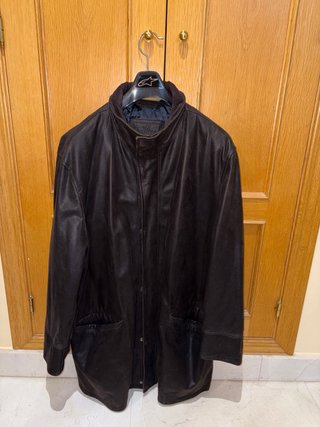 Chaquetón hombre piel bobina Cortefiel talla 2XL