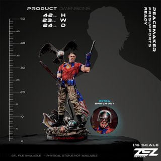 NUEVO FIGURA RESINA ALTA CALIDAD PEACEMAKER