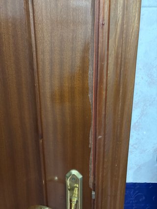 Puertas de madera con cristales