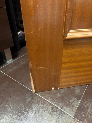 Puertas de madera con cristales