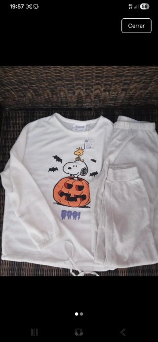 Pijama Snoopy Halloween Talla Única
