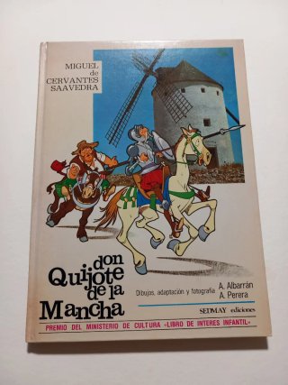 Libro DON QUIJOTE DE LA MANCHA en comic