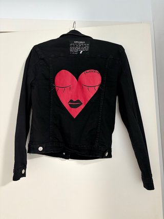 Cazadora vaquera negra CHILL&BUY