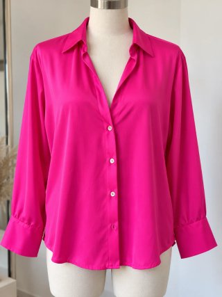 Camisa de mujer fucsia