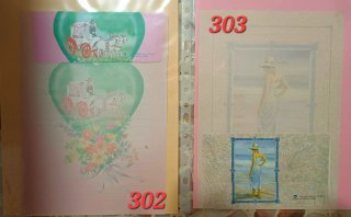 Cartas de olor vintage