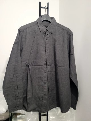 Camisa Gris de Manga Larga