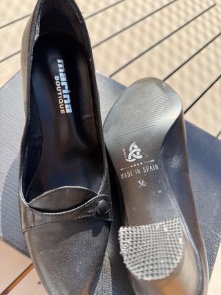 Zapatos de Piel con Tacón Marina Boutique
