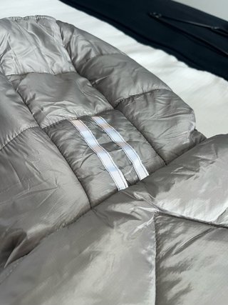 Chaqueta Canada Goose Gris Plata con Capucha Talla