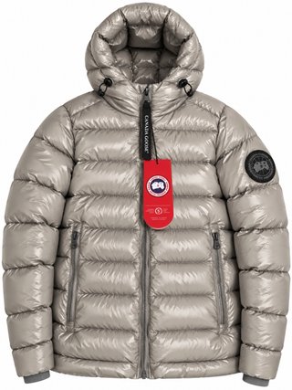 Chaqueta Canada Goose Gris Plata con Capucha Talla