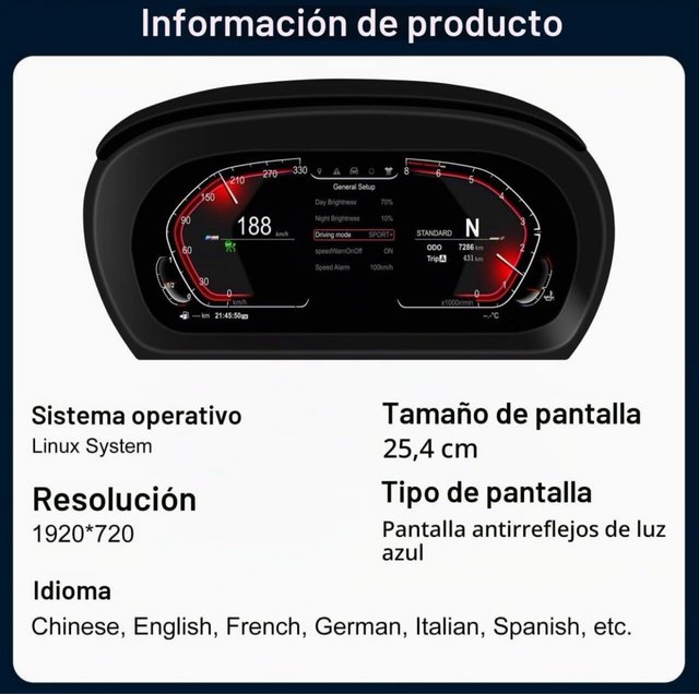 Cuadro Digital BMW Serie 3 E90 E91 E92