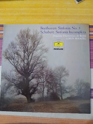 Vinilo Beethoven Sinfonía 5 / Schubert Incompleta