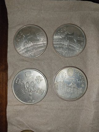 Lote 4 monedas antiguas