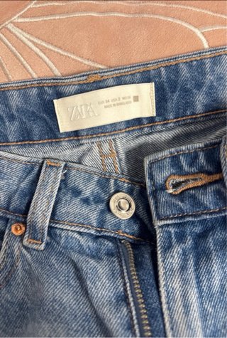 Pantalón Vaquero Zara Azul