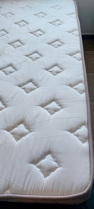 Cama 180x200 terciopelo verde