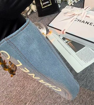 Borsa Chanel Blu Denim