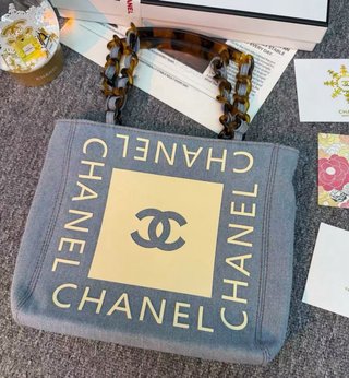 Borsa Chanel Blu Denim