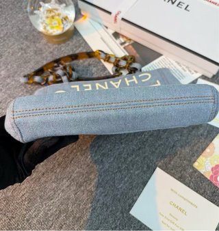Borsa Chanel Blu Denim