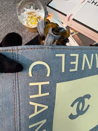Borsa Chanel Blu Denim