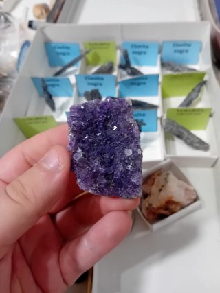 Drusa de Amatista Natural
