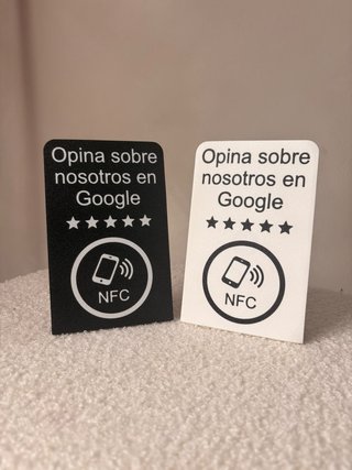 Placa NFC para Reseñas de Google