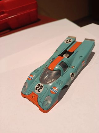 Coche Scalextric Porsche 917 Gulf