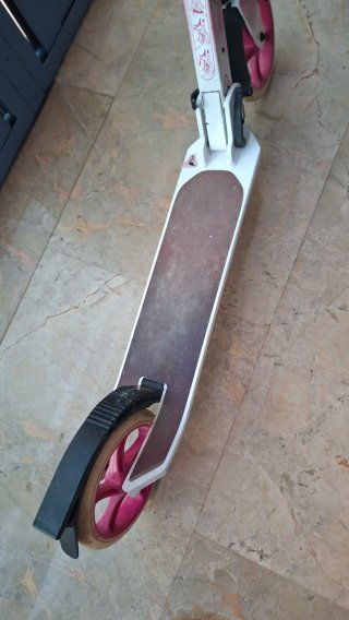 Patinete infantil rosa y blanco Oxelo