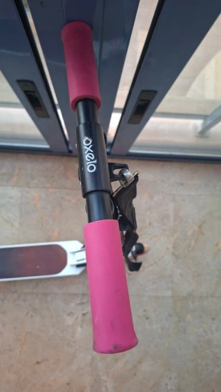 Patinete infantil rosa y blanco Oxelo