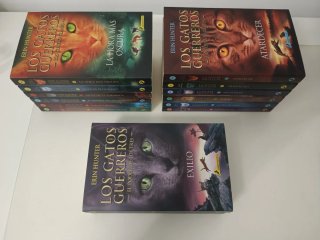 Colección Libros Los Gatos Guerreros (15 tomos)