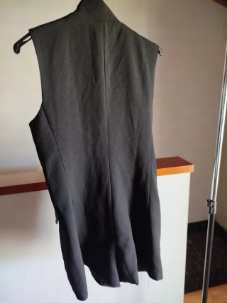 Chaleco mono tipo blazer negro NLWE