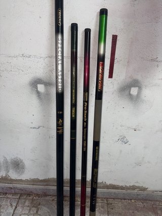 Set de 4 Cañas de Pesca Boloñesa