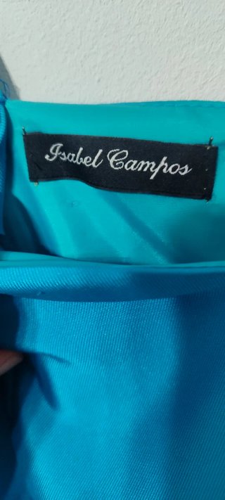 Vestido cóctel,palabra de honor con oposición de t