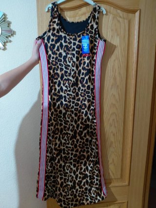 Vestido Adidas Estampado Animal Print