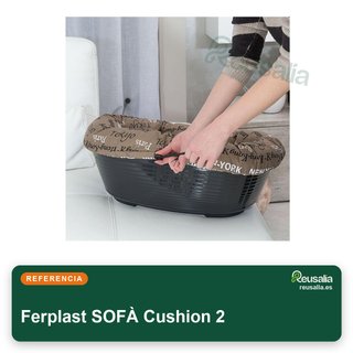 Cojín Ferplast SOFÀ Cushion 2 acolchado algodón