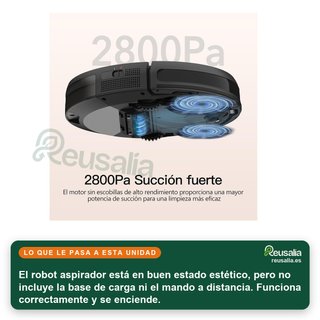 CON TARA - Robot aspirador AIRROBO P20 2800 Pa, incompleto