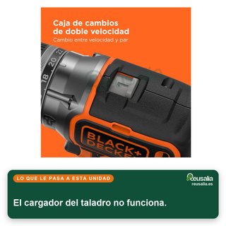 CON TARA - Taladro percutor BLACK+DECKER 18V BL188KB-QW