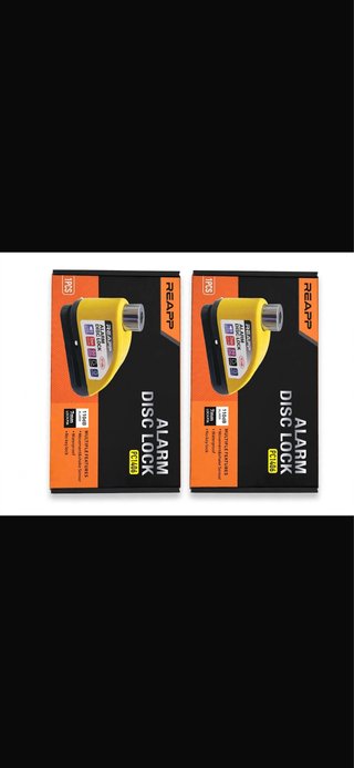 2x Candado Disco Moto Alarma REAPP PC140 110dB