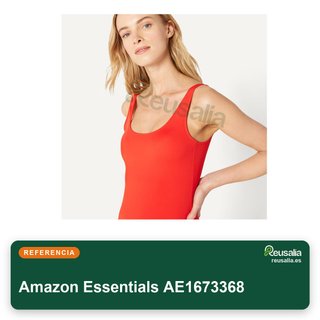 Traje baño Amazon Essentials mujer una pieza talla 46