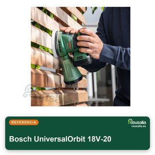Bosch UniversalOrbit 18V-20 lijadora batería