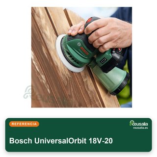 Bosch UniversalOrbit 18V-20 lijadora batería