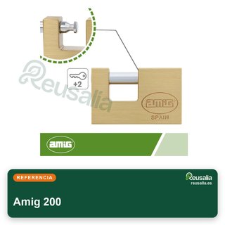 Candado Amig 200 Amig rectangular alta seguridad