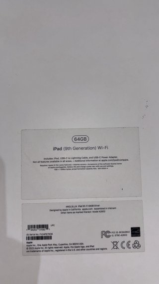 iPad 9ª generazione 64GB Space Gray