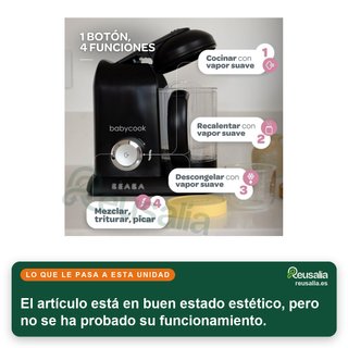 CON TARA - BÉABA robot de cocina 1100 ml cuece y tritura