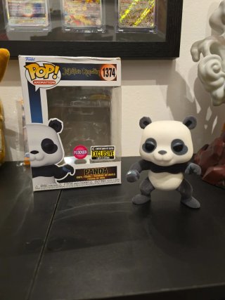Funko Pop! Panda 1374 Flocked Exclusive