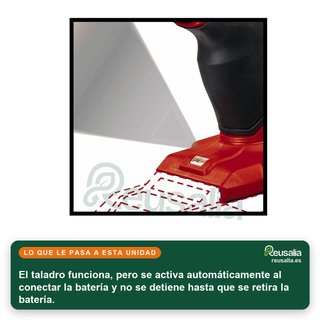 CON TARA - Taladro Einhell TE-CD 18/2 Li Power X-Change