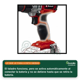 CON TARA - Taladro Einhell TE-CD 18/2 Li Power X-Change