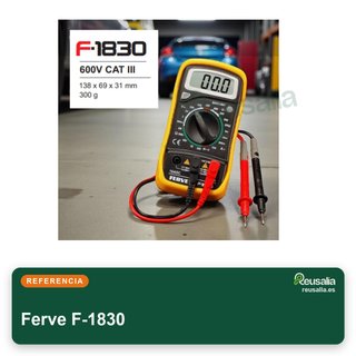 Ferve F-1830 multímetro digital 3 1/2