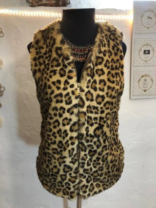 Chaleco pelo Zara Talla S
