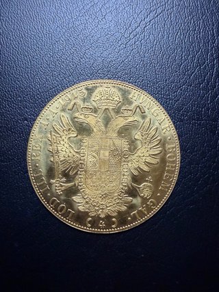Moneda de Oro 4 Ducados 1915