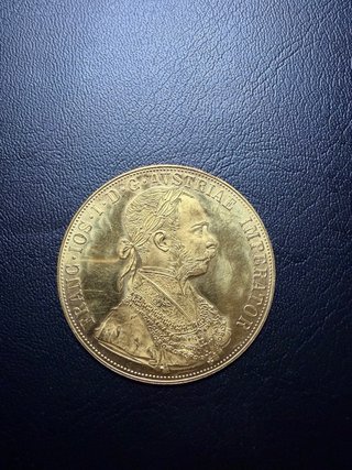 Moneda de Oro 4 Ducados 1915