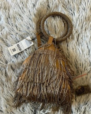 Bolso de fiesta Parfois dorado